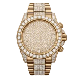 Transparent PNG of the GTA V item men_s_gold_watch_with_outside_diamonds