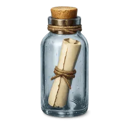 Transparent PNG of the GTA V item message_bottle
