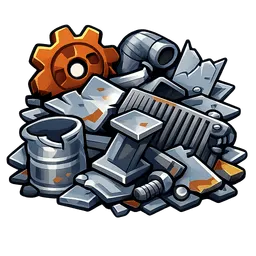 Transparent PNG of the GTA V item metallschrott