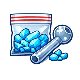 Transparent PNG of the GTA V item methamphetamin