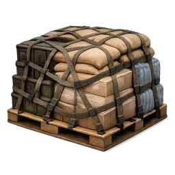 Transparent PNG of the GTA V item military_pallet_of_goods