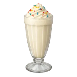 Transparent PNG of the GTA V item milkshake_in_a_stylish_glass_topped_with_whipped_cream_and_colorful_sprinkles