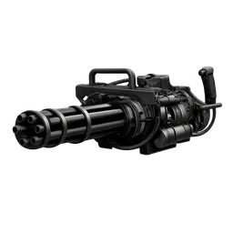 Transparent PNG of the GTA V item minigun