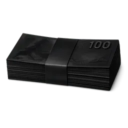 Transparent PNG of the GTA V item modern_black_money