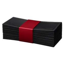 Transparent PNG of the GTA V item modern_black_money_with_dark_red_banderole