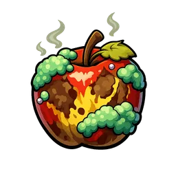 Transparent PNG of the GTA V item moldy_apple_classic