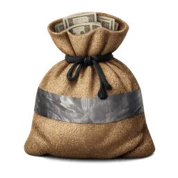 Transparent PNG of the GTA V item money_bag