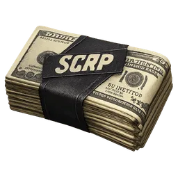 Transparent PNG of the GTA V item money_bundle_with_the_name_scrp_on_the_thing_that_holds_the_money_together_but_n