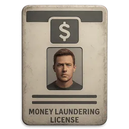 Transparent PNG of the GTA V item moneywash_license