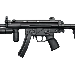 Transparent PNG of the GTA V item mp5_polizei_1