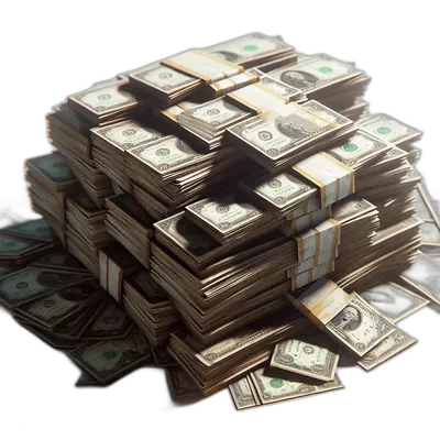 Transparent PNG of the GTA V item pile_of_banknotes