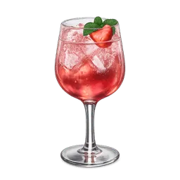 Transparent PNG of the GTA V item pink_wine_based_drink_in_a_glass