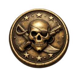 Transparent PNG of the GTA V item pirate_coin