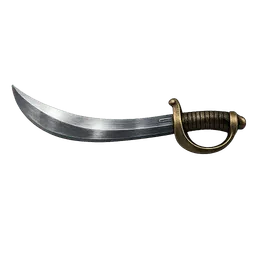 Transparent PNG of the GTA V item pirate_cutlass