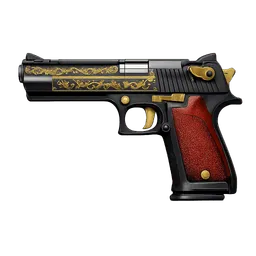 Transparent PNG of the GTA V item pistol50_luxuryfinish