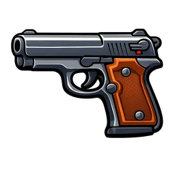 Transparent PNG of the GTA V item pistol_4