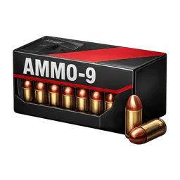 Transparent PNG of the GTA V item pistol_ammo_ammo_9