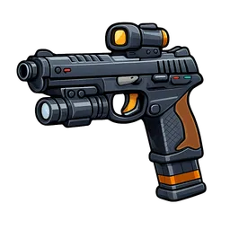 Transparent PNG of the GTA V item pistol_mk2
