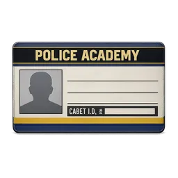 Transparent PNG of the GTA V item police_academy_card