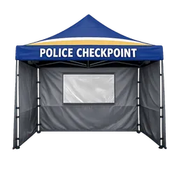 Transparent PNG of the GTA V item police_checkpoint_tent_1