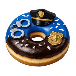 Transparent PNG of the GTA V item police_dounght