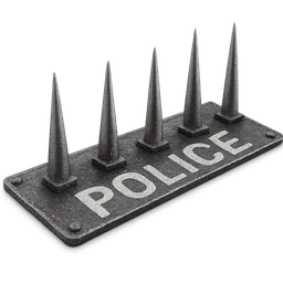 Transparent PNG of the GTA V item police_stinger_spikes_1