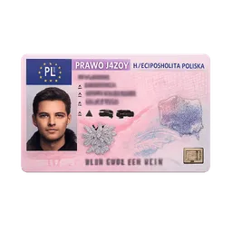 Transparent PNG of the GTA V item polish_eu_driver_license