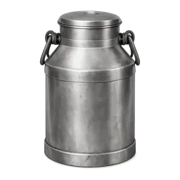 Transparent PNG of the GTA V item preciso_de_uma_lata_de_leite_lata_prata_de_ferro