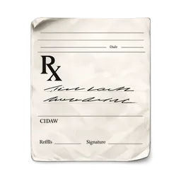 Transparent PNG of the GTA V item prescription_rx_paper_script