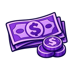 Transparent PNG of the GTA V item purplemoney
