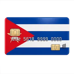 Transparent PNG of the GTA V item qu_bol_credit_card_flag_cuban
