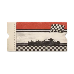 Transparent PNG of the GTA V item race_ticket