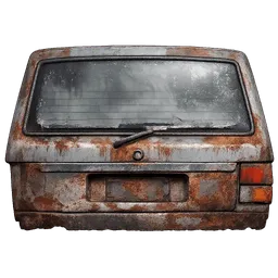 Transparent PNG of the GTA V item rostige_kofferraumklappe