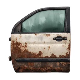 Transparent PNG of the GTA V item rostige_rechte_autot_r_vorne
