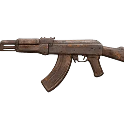 Transparent PNG of the GTA V item rusty_ak_47