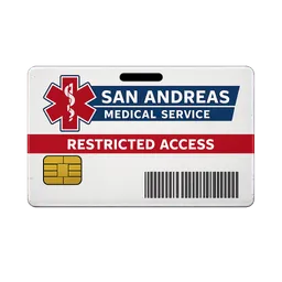 Transparent PNG of the GTA V item san_andreas_medical_service_keycard_with_restricted_acces