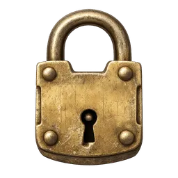 Transparent PNG of the GTA V item scum_gold_lock