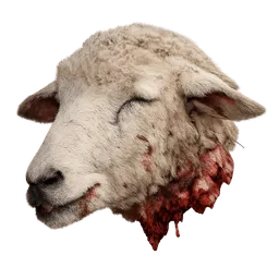 Transparent PNG of the GTA V item sheep_head