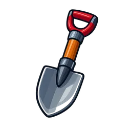 Transparent PNG of the GTA V item shovel