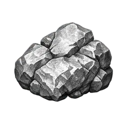 Transparent PNG of the GTA V item silver_ore