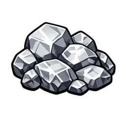 Transparent PNG of the GTA V item silver_ore_1