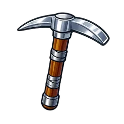 Transparent PNG of the GTA V item silver_pickaxe