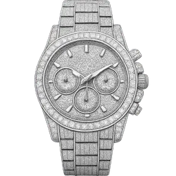 Transparent PNG of the GTA V item silver_watch_with_diamonds_men