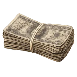 Transparent PNG of the GTA V item simple_dirty_money_more_realistic