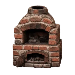 Transparent PNG of the GTA V item small_brick_furnace