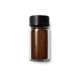 Transparent PNG of the GTA V item top_down_product_photo_of_a_small_glass_vial_of_mushroom_spores_brown_spore_powd