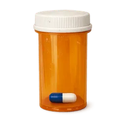Transparent PNG of the GTA V item used_pill_bottle_with_1_pill