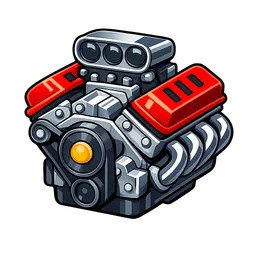 Transparent PNG of the GTA V item v8_engine_1
