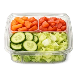 Transparent PNG of the GTA V item vegetable_pack_only_piece_of_carrot_piece_of_carrot_tomato_piece_cucumber_slices