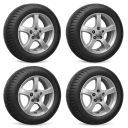 Transparent PNG of the GTA V item vehicle_wheels_set